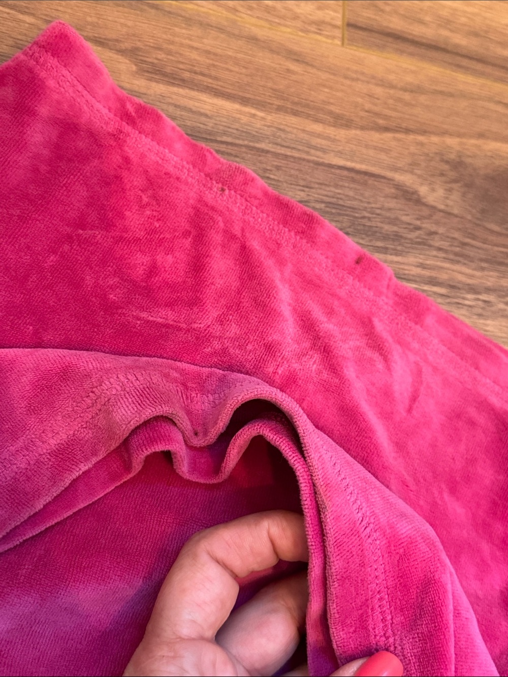 Vintage Juicy Pink Velour Drawstring Pants size xL - Picture 2 of 3